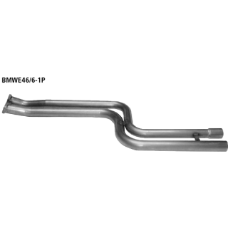 Bastuck Ersatzrohr für Vorschalldämpfer ohne Zulassung für BMW 3 Touring (E46) 330 i - 170 KW / BMWE46/6-1P