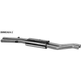 Bastuck Mittelschalldämpfer für BMW 3 Touring (E46) 330 xi - 170 KW / BMWE46/6-2
