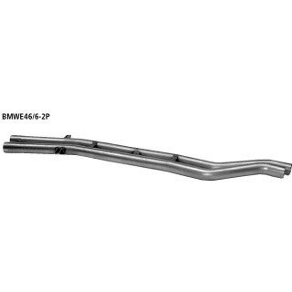 Bastuck Ersatzrohr für Mittelschalldämpfer ohne Zulassung für BMW 3 (E46) 330 i - 170 KW / BMWE46/6-2P
