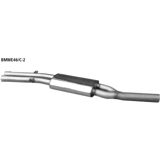 Bastuck Mittelschalldämpfer für BMW 3 Compact (E46) 325 ti - 141 KW / BMWE46/C-2
