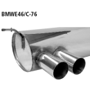 Bastuck Endschalldämpfer mit Doppel-Endrohr LH 2x...