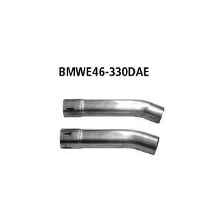 Bastuck Adaptersatz Endschalldämpfer auf Serienanlage für BMW 3 (E46) 330 d - 135 KW / BMWE46-330DAE