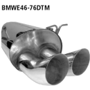 Bastuck Endschalldämpfer DTM mit Doppel-Endrohr 2x...