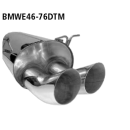 Bastuck Endschalldämpfer DTM mit Doppel-Endrohr 2x...