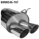 Bastuck Endschalldämpfer mit Doppel-Endrohr 2x...