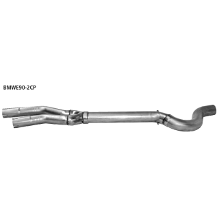 Bastuck Ersatzrohr für Vorschalldämpfer ohne Zulassung für BMW 3 (E90) 325 i - 160 KW / BMWE90-2CP