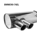 Bastuck Endschalldämpfer mit Doppel-Endrohr 2x...