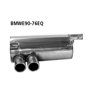 Bastuck Endschalldämpfer mit Doppel-Endrohr LH für BMW 3 Touring (E91) 325 xi - 160 KW / BMWE90-76EQ