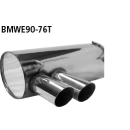 Bastuck Endschalldämpfer mit Doppel-Endrohr 2x...