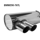 Bastuck Endschalldämpfer mit Doppel-Endrohr 2x...