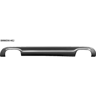 Bastuck Heckschürzenaufsatz mit Ausschnitt für 2x Doppel-Endrohr für BMW 3 Coupe (E92) 335 xi - 225 KW / BMWE90-HE2