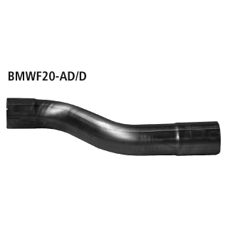 Bastuck Verbindungsrohr zur Montage der Endschalldämpfer alleine für BMW 1 (F20, F21) 125 d - 160 KW / BMWF20-AD/D
