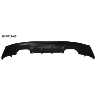 Bastuck Heckschürzeneinsatz mit Ausschnitt für 2x Einfach-Endrohr für BMW 2 Coupe (F22) 220 i - 135 KW / BMWF22-HE2