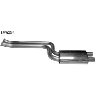 Bastuck Vorschalldämpfer für BMW X3 (E83) 2.5 i - 141 KW / BMWX3-1