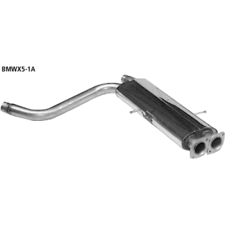 Bastuck Vorschalldämpfer 8 Zylinder-Modell 4.4 l außer Facelift ab Bj. 11/2003 für BMW X5 (E53) 4.4 i - 210 KW / BMWX5-1A