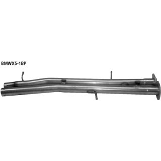 Bastuck Ersatzrohr für Vorschalldämpfer ohne Zulassung für BMW X5 (E53) 3.0 i - 170 KW / BMWX5-1BP