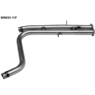Bastuck Ersatzrohr für Vorschalldämpfer ohne Zulassung 8 Zylinder-Modell 4.6 l für BMW X5 (E53) 4.4 i - 235 KW / BMWX5-1CP