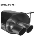 Bastuck Endschalldämpfer mit Doppel-Endrohr 2x...