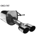 Bastuck Endschalldämpfer mit Doppel-Endrohr 2x...