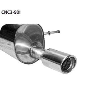 Bastuck Endschalldämpfer mit Einfach-Endrohr 1x Ø 90 mm für CITROEN C3 II 1.6 HDi 110 - 82 KW / CNC3-90I