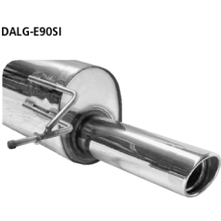 Bastuck Endschalldämpfer mit Einfach-Endrohr 1x Ø 90 mm für DACIA LOGAN MCV (KS_) 1.5 dCi (KS0K) - 50 KW / DALG-E90SI