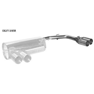 Bastuck Endrohrsatz mit Doppel-Endrohr RH 2x Ø 85 mm für BMW 1 Coupe (E82) 123 d - 150 KW / E82/T-3/85R