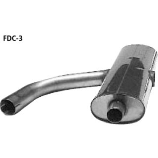 Bastuck Mittelschalldämpfer für FORD COUGAR (EC_) 2.0 16V - 96 KW / FDC-3