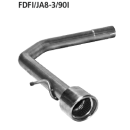 Bastuck Endrohrsatz mit Einfach-Endrohr LH 1x Ø 90...