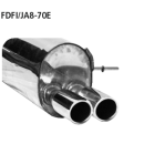 Bastuck Endschalldämpfer mit Doppel-Endrohr 2x...