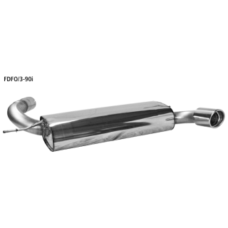 Bastuck Endschalldämpfer mit Einfach-Endrohr 1x Ø 90 mm für FORD FOCUS III 1.6 EcoBoost - 134 KW / FDFO/3-90i