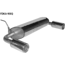 Bastuck Endschalldämpfer querliegend mit 2x Endrohr...