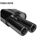 Bastuck Endschalldämpfer mit Doppel-Endrohr RH 2x...