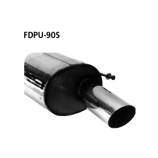 Bastuck Endschalldämpfer mit Einfach-Endrohr 1x Ø 90 mm für FORD PUMA (EC_) 1.4 16V - 66 KW / FDPU-90S