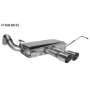 Bastuck Endschalldämpfer querliegend mit...