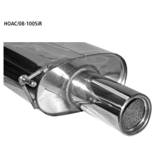 Bastuck Endschalldämpfer mit Einfach-Endrohr RH 1x Ø 100 mm für HONDA ACCORD VIII (CU) 2.4 i - 148 KW / HOAC/08-100SiR