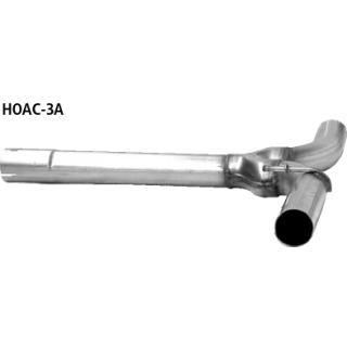 Bastuck Y-Verbindungsrohr für 2 Endschalldämpfer für HONDA ACCORD VII (CL) 2.4 (CL9) - 140 KW / HOAC-3A