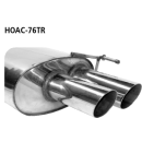 Bastuck Endschalldämpfer mit Doppel-Endrohr RH 2x...