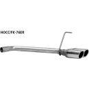 Bastuck Doppel-Endrohr RH 2x Ø 76 mm mit Lippe...