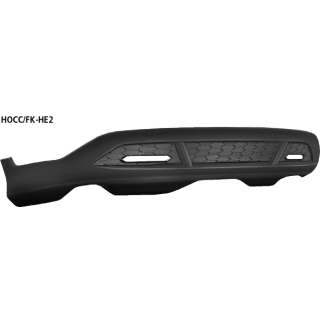 Bastuck Heckschürzen-Ansatz mit Auschnitt für 2x Doppel-Endrohr LH+RH für HONDA CIVIC VIII Hatchback (FN, FK) Type R - 148 KW / HOCC/FK-HE1
