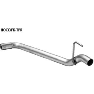 Bastuck Einfach-Endrohr Ø 50 mm für Serienschürze RH rechts für HONDA CIVIC VIII Hatchback (FN, FK) 1.4 - 61 KW / HOCC/FK-TPR