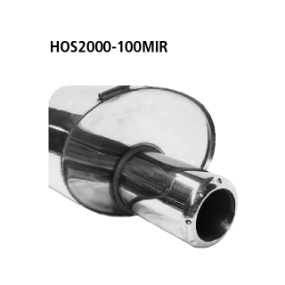 Bastuck Endschalldämpfer mit Einfach-Endrohr 1x Ø 100 mm für HONDA S2000 (AP) 2.0 - 177 KW / HOS2000-100MIR