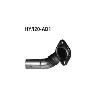 Bastuck Adapter Endschalldämpfer auf Serie Ø 42.5 mm für HYUNDAI i20 (PB, PBT) 1.1 CRDi - 55 KW / HY/I20-AD1
