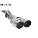 Bastuck Doppel-Endrohr RH 2x Ø 76 mm 20°...