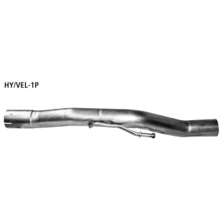Bastuck Ersatzrohr für Vorschalldämpfer ohne Zulassung für HYUNDAI VELOSTER (FS) 1.6 T-GDI - 137 KW / HY/VEL-1P