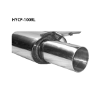 Bastuck Endschalldämpfer mit Einfach Endrohr 1x...