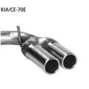 Bastuck Doppel-Endrohr RH mit Lippe 2x Ø 70 mm...