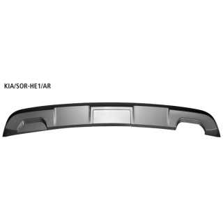 Bastuck Heckschürzenansatz lackiert KB1 silber für KIA SORENTO III 2.2 CRDi - 147 KW / KIA/SOR-HE1/AR