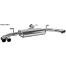 Bastuck Endschalldämpfer mit doppel Ausgang 20°...