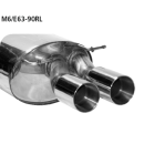 Bastuck Endschalldämpfer LH mit Doppel-Endrohr 2x...