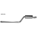 Bastuck Endschalldämpfer mit Einfach-Endrohr 1x...